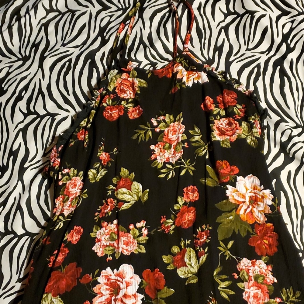 Mini X strap dress